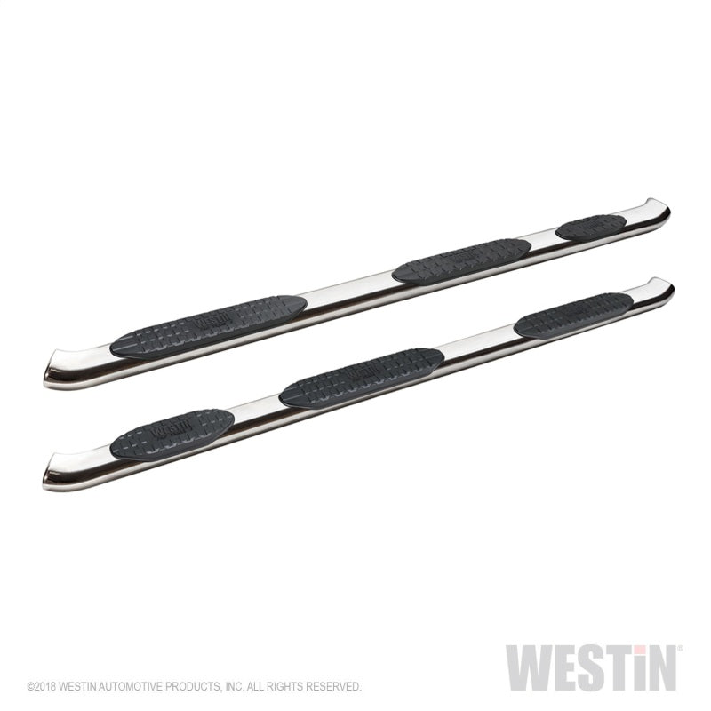 Westin 19-20 Ram 1500 Quad Cab w/ 6.5ft Bed PRO TRAXX 5 W2W Oval Nerf Step Bars - Stainless Steel