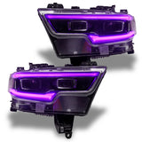 Oracle 19-21 RAM 1500 Projector LED Headlight DRL Kit - ColorSHIFT RGBW+A w/o Cntrl