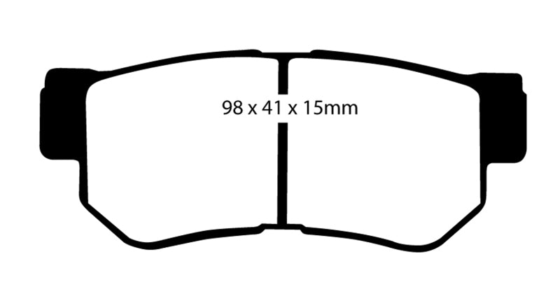 EBC 08-09 Hyundai Azera 3.3 Ultimax2 Rear Brake Pads