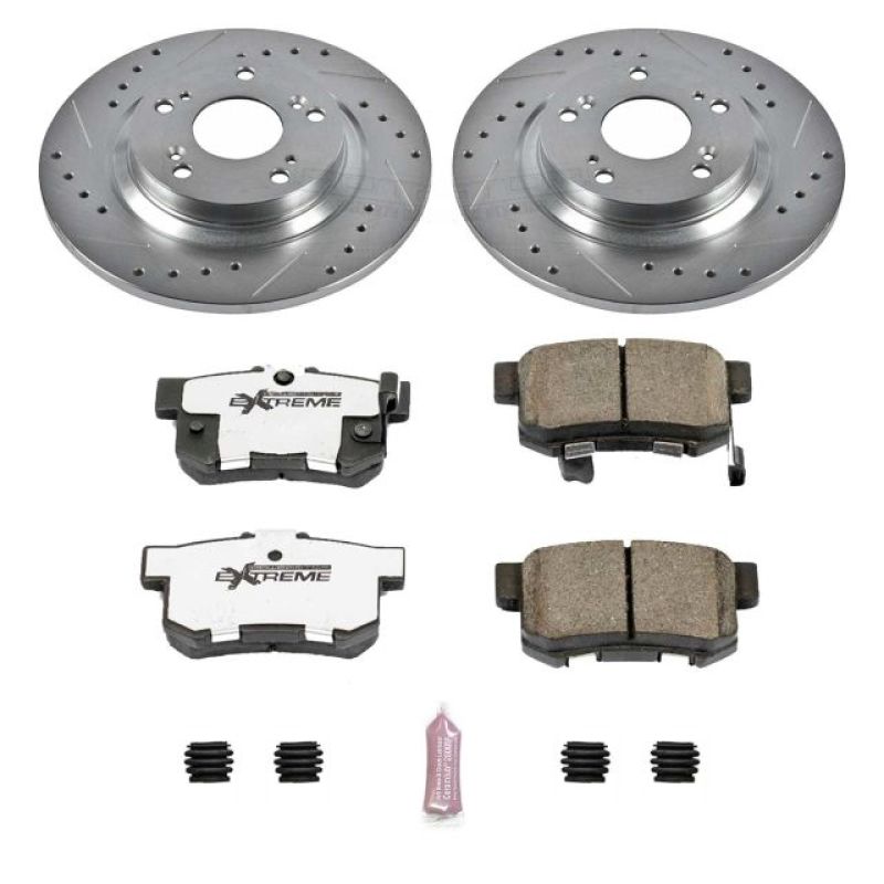 Power Stop 00-09 Honda S2000 Rear Z26 Street Warrior Brake Kit