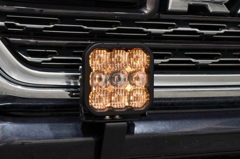 Diode Dynamics SS5 Bumper LED Pod Light Kit for 2019-Present Ram - Sport Yellow Combo