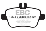 EBC 13+ Mercedes-Benz CLA250 2.0 Turbo Yellowstuff Rear Brake Pads