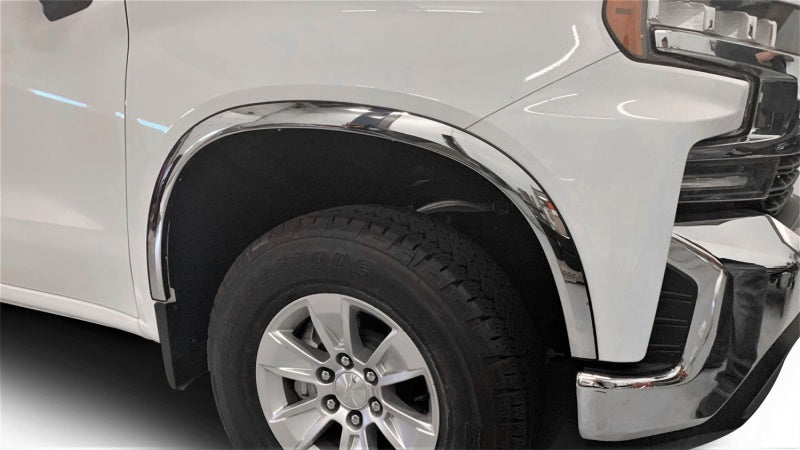 Putco 19-20 GMC Sierra 1500 w/ Factory Fender Flares Stainless Steel Fender Trim