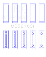 King Engine Bearings Toyota 2AR-FE/ 2AR-FXE (Size 0.25) Main Bearing Set