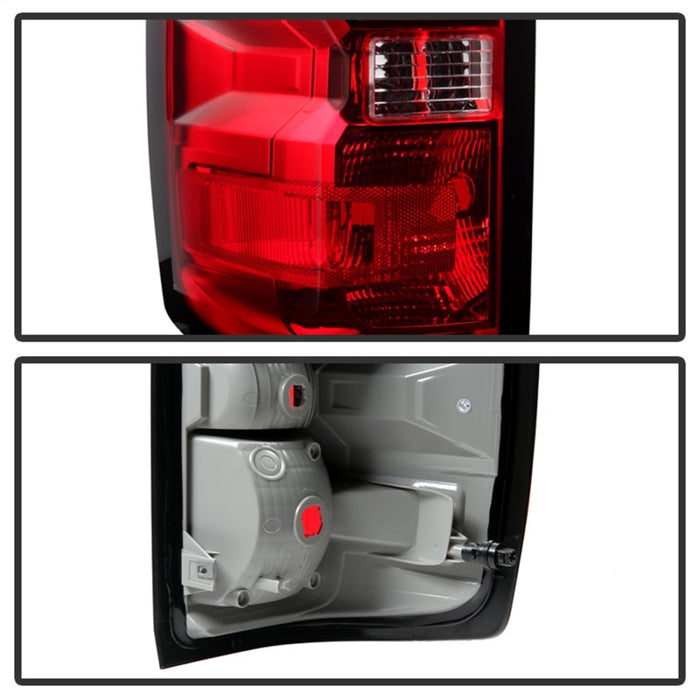 Xtune Chevy Silverado 2014-2016 Driver Side Tail Lights - OEM Left ALT-JH-CS14-OE-L