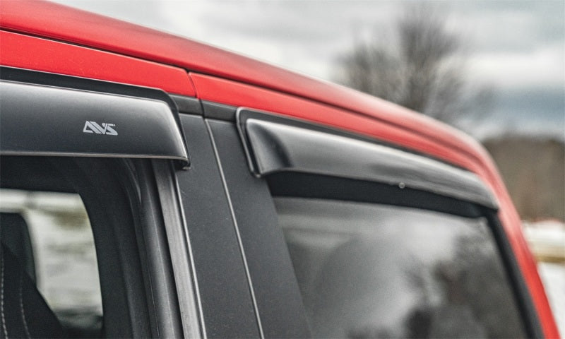 AVS 22-23 Toyota Tundra Outside Mount Window Deflectors 4pc - Smoke