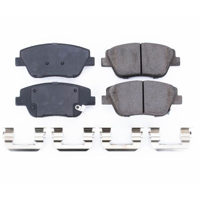 Power Stop 11-15 Hyundai Sonata Front Z17 Evolution Ceramic Brake Pads w/Hardware