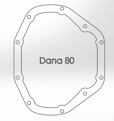 aFe Rear Differential Cover (Raw; Street Series); Dodge Diesel Trucks 94-02 L6-5.9L (td)