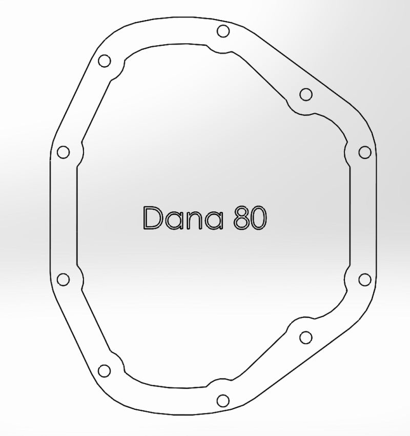 aFe Rear Differential Cover (Raw; Street Series); Dodge Diesel Trucks 94-02 L6-5.9L (td)