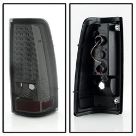 xTune Chevy Silverado 1500/2500/3500 99-02 99-03 LED Tail Lights Smoke ALT-ON-CS99-LED-SM