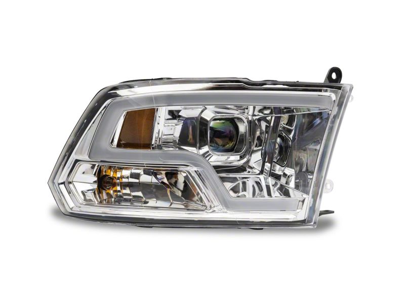 Raxiom 09-18 Dodge RAM 1500 Non-Projector LED Halo Headlights- Chrome Housing (Clear Lens)