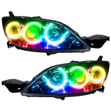 Oracle 04-09 Mazda 3 SMD HL - Hatchback - Halogen Style - ColorSHIFT w/ Simple Cntrl
