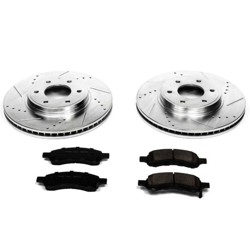 Power Stop 06-09 Chevrolet Trailblazer Front Z23 Evolution Sport Brake Kit