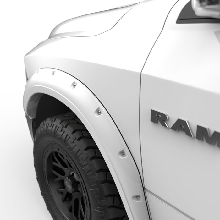 EGR 09+ Dodge Ram LD Bolt-On Look Color Match Fender Flares - Set - Bright White