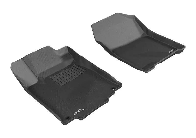 3D MAXpider 2012-2016 Honda CR-V Kagu 1st Row Floormat - Black 3D MAXpider