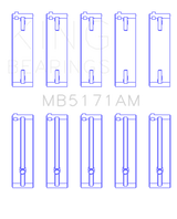 King Engine Bearings Mazda FS-DE L4/FP L4/FS L4  DOHC 16 Valve  (Size +0.25) Main Bearing Set