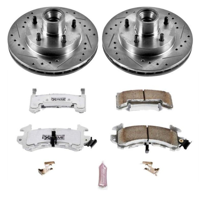 Power Stop 79-81 Buick Century Front Z26 Street Warrior Brake Kit