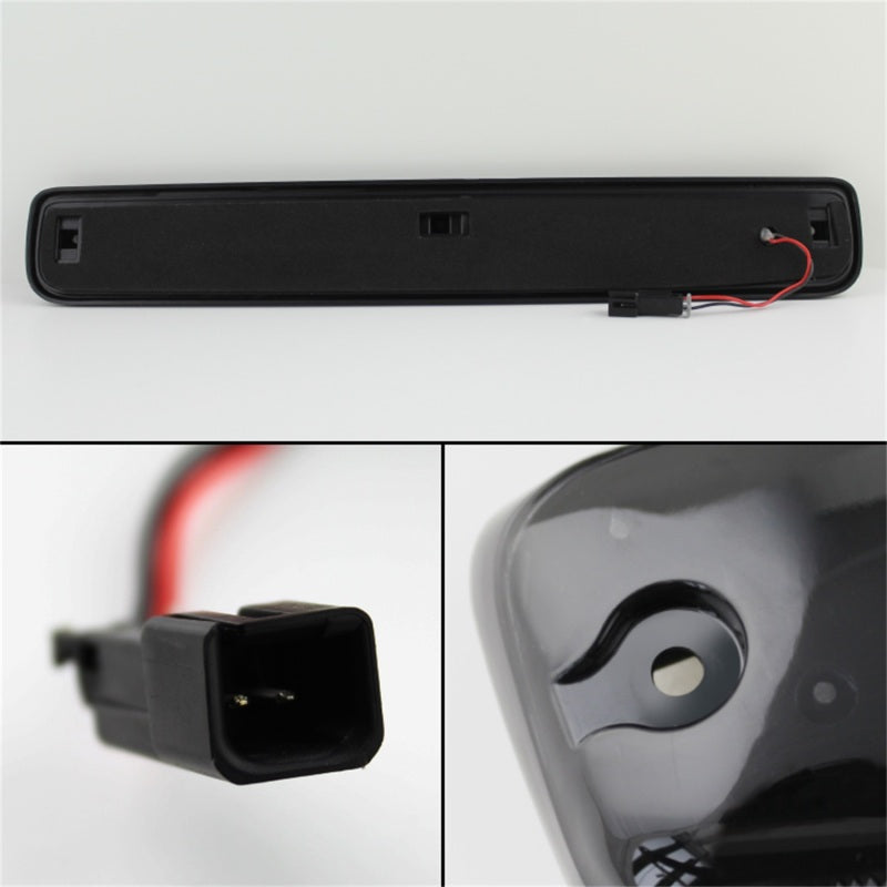 xTune Chevy Silverado 07-13 Amber LED Cab Roof Lights Smoke ACC-LED-CS07-CR-SM