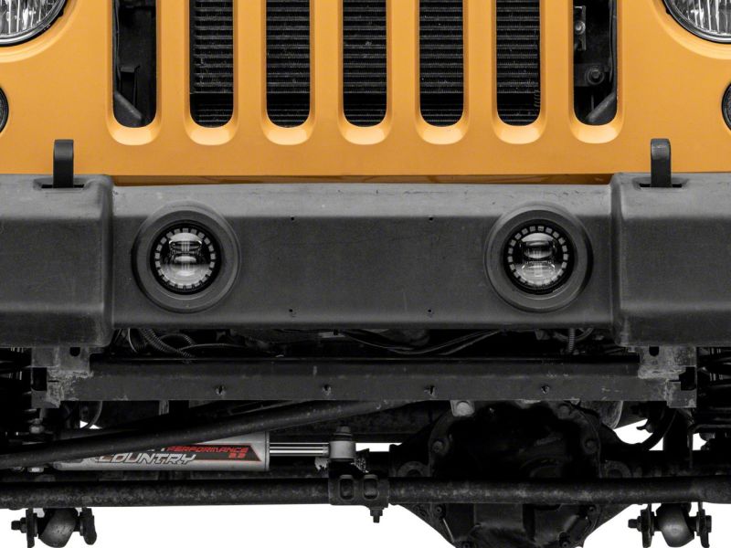 Raxiom 07-18 Jeep Wrangler JK 18-23 Jeep Wrangler JL Axial Series Nighthawk LED Fog Lights