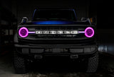 Oracle 21-22 Ford Bronco Headlight Halo Kit w/DRL Bar - Base Headlights -w/2.0 Cntrl
