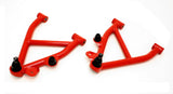 BMR 82-82 3rd Gen F-Body Non-Adj. A-Arms Lower (Polyurethane) w/ No Spring Pocket - Red BMR Suspension