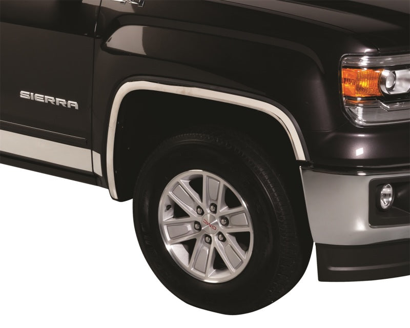 Putco 14-15 GMC Sierra LD SS Full Fender Trim 1.5in Wide (Replaces/Fits on Top of OEM Fender Trim)