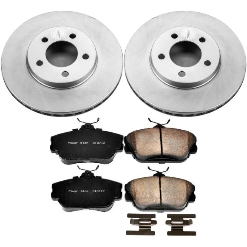 Power Stop 1995 Ford Taurus Front Z17 Evolution Geomet Coated Brake Kit