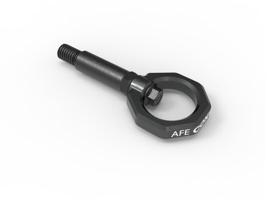 aFe Control Front Tow Hook Gray 20-21 Toyota GR Supra (A90)