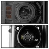 Spyder Chevy Silverado 14-16 2500 HD Projector Headlights Light Bar DRL Smke PRO-YD-CSHD14-LBDRL-SM