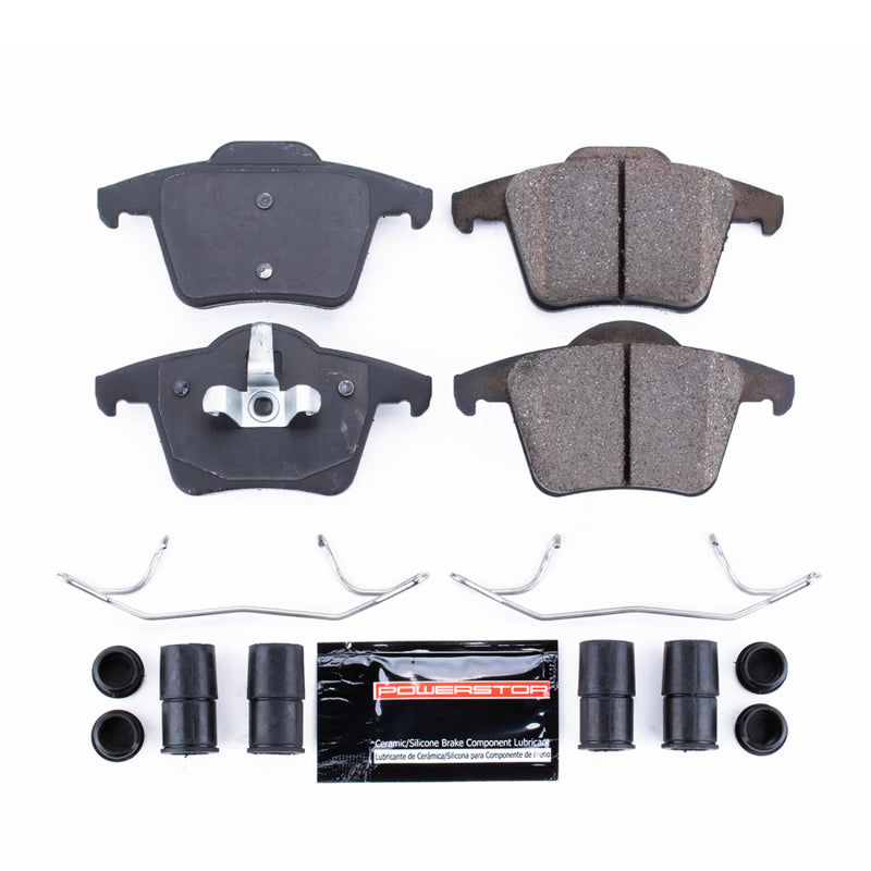 Power Stop 03-14 Volvo XC90 Rear Z23 Evolution Sport Brake Pads w/Hardware