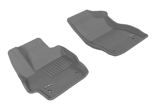 3D MAXpider 2010-2013 Mazda Mazda3 Kagu 1st Row Floormat - Gray