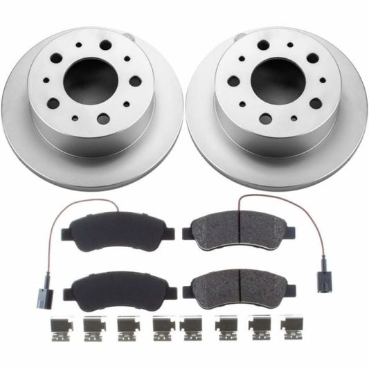 Power Stop 14-19 Ram ProMaster 1500 Rear Z17 Evolution Geomet Coated Brake Kit