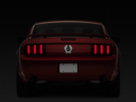 Raxiom 05-09 Ford Mustang Vector V2 LED Tail Lights- Black Housing (Smoked Lens)