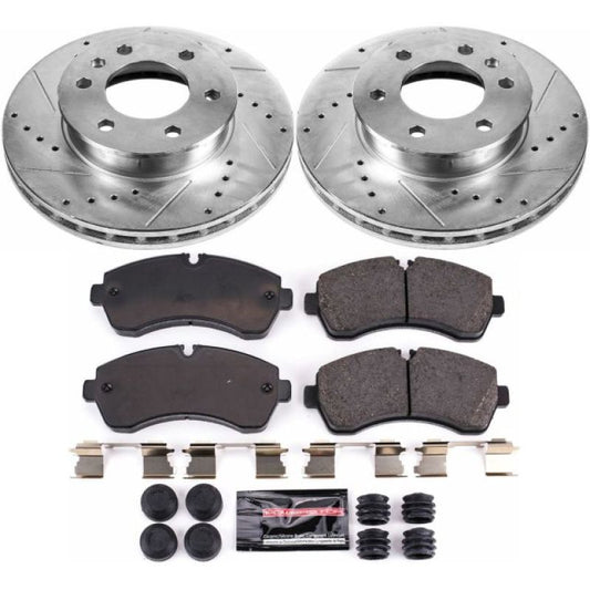 Power Stop 07-09 Dodge Sprinter 3500 Front Z23 Evolution Sport Brake Kit