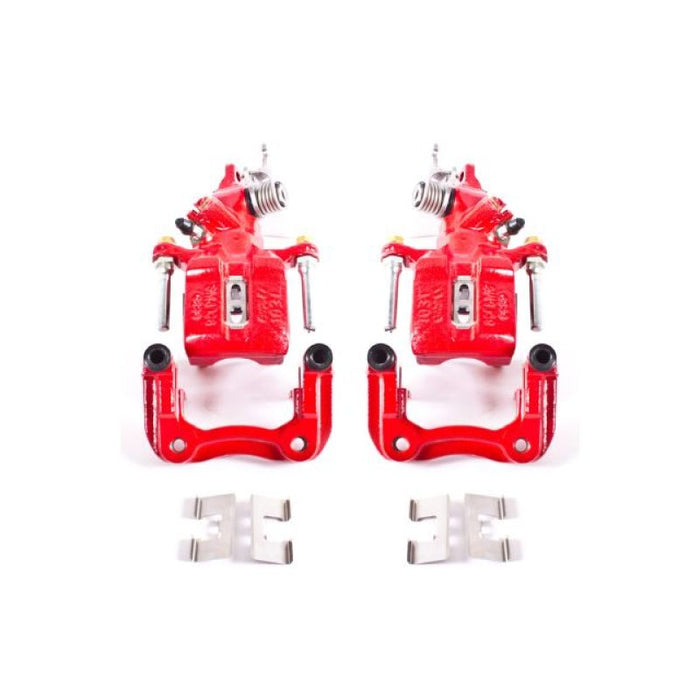 Power Stop 04-08 Acura TSX Rear Red Calipers w/Brackets - Pair