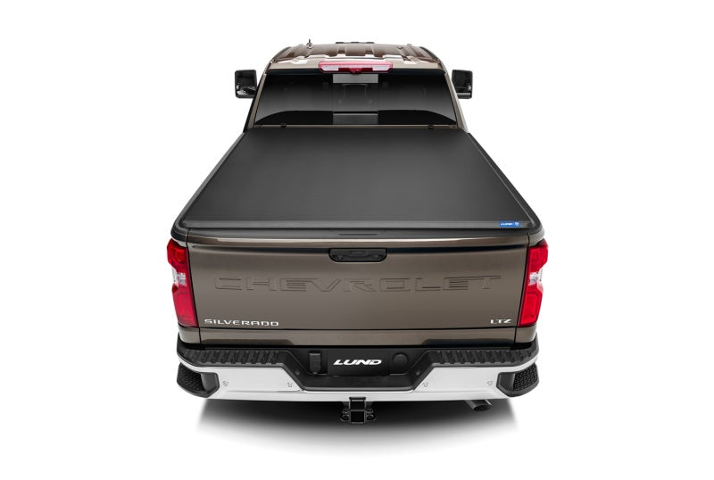 Lund 2020 Chevy Silverado 2500 HD (6.9ft. Bed) Hard Fold Tonneau Cover - Black