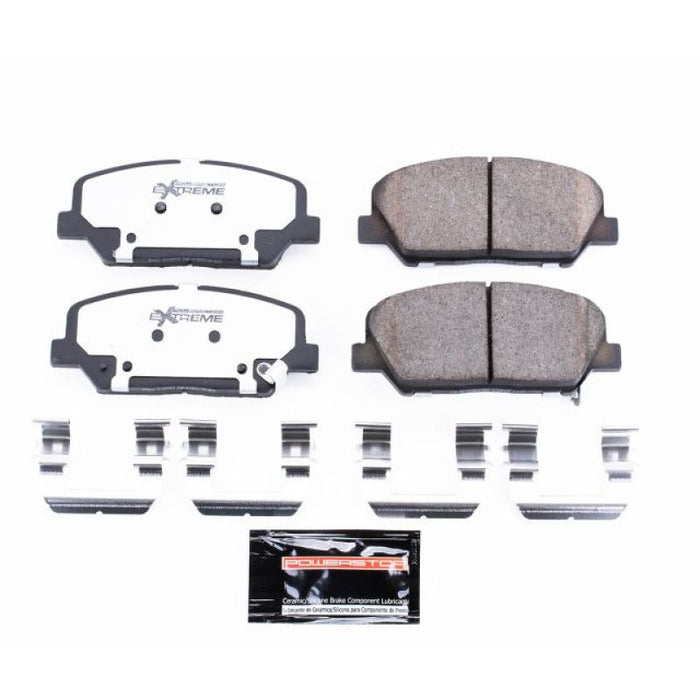 Power Stop 10-16 Hyundai Genesis Coupe Front Z26 Extreme Street Brake Pads w/Hardware