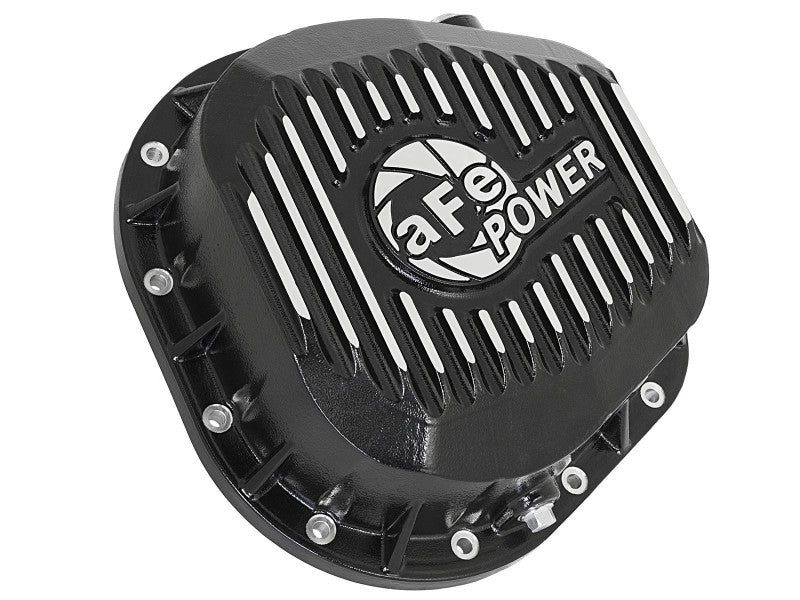 aFe Pro Series Rear Diff Cover Kit Black w/ Gear Oil 86-16 Ford F-250/F-350 V8 7.3L/6.0L/6.4L/6.7L