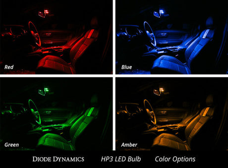 Diode Dynamics 194 LED Bulb HPHP3 LED - Green (Pair)