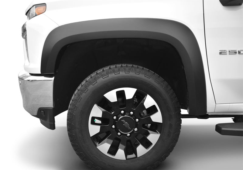 Bushwacker 2020 Chevrolet Silverado 2500 Extend-A-Fender Style Flares Front 2pc - Black