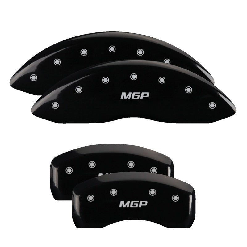 MGP 4 Caliper Covers Engraved Front & Rear MOPAR Yellow finish black ch