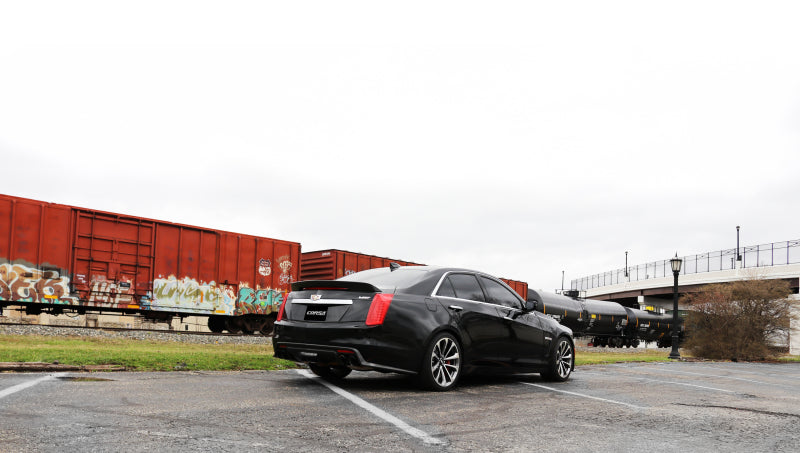 Corsa 2016 Cadillac CTS V 6.2L V8 2.75in Black Sport Axle-Back Exhaust