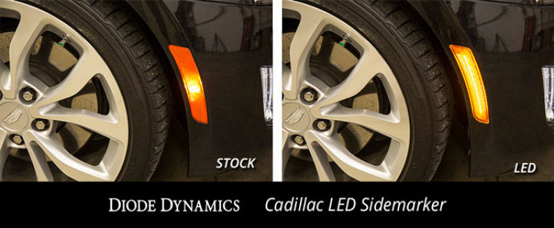 Diode Dynamics 14-19 Cadillac ATS/CTS Cadillac ATS LED Sidemarkers (Pair) Clear