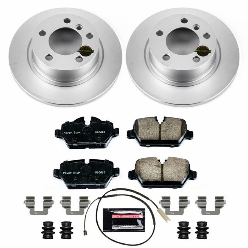 Power Stop 11-16 Mini Cooper Countryman Rear Z23 Evolution Sport Coated Brake Kit