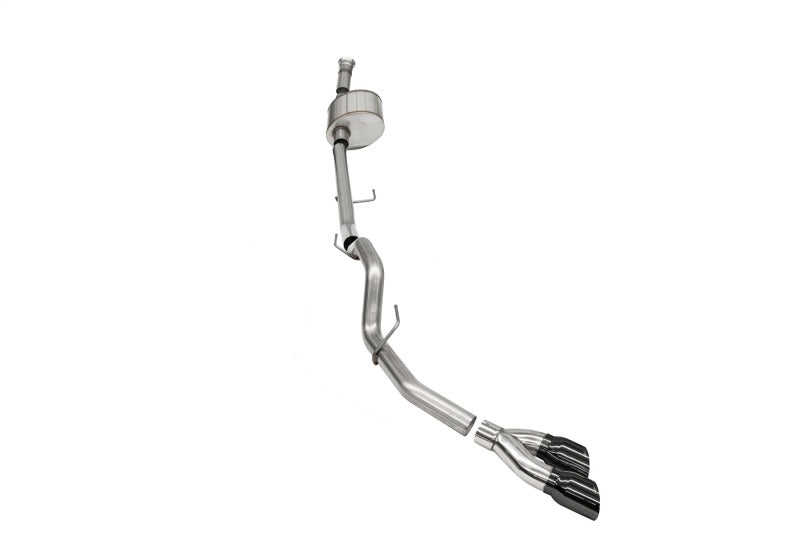 Corsa 2021-2025 Ford F-150 Regular Cab/ 8in Bed 5.0L V8 Xtreme Cat-Back Single Side Exit-Black PVD
