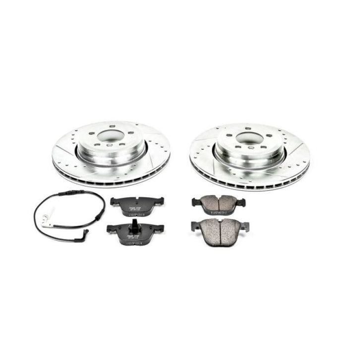 Power Stop 02-05 BMW 745i Rear Z23 Evolution Sport Brake Kit