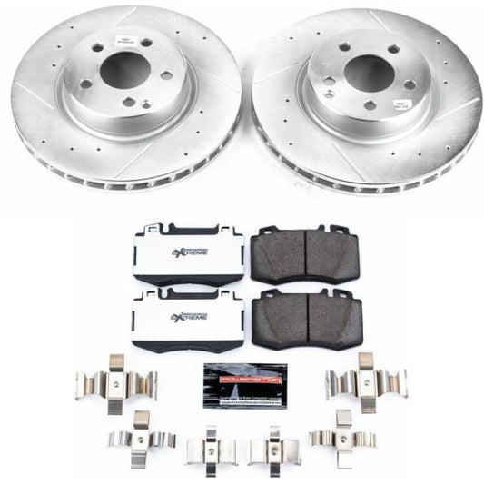 Power Stop 03-06 Mercedes-Benz E500 Front Z26 Street Warrior Brake Kit