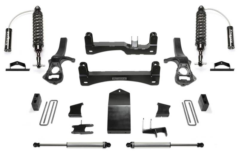 Fabtech 19-21 GM K1500 P/U Diesel 6in Perf Sys w/Dl 2.5 Resi&2.25