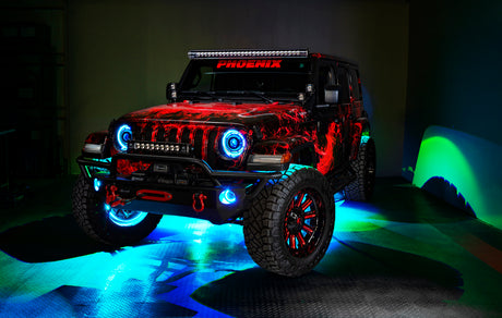 Oracle Oculus Bi-LED Projector Headlights for Jeep JL/Gladiator JT - w/ BC1 Controller