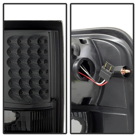 xTune Ford F150 Styleside 04-08 (Not Fit Heritage & SVT) LED Tail Lights Smoke ALT-ON-FF15004-LED-SM